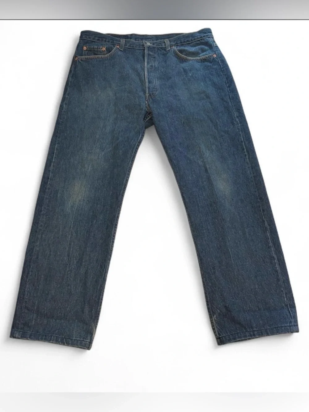 Vintage Levi's 501 Men's Jeans 501-0115 Blue Button Fly W38 L32 Made in USA 80s